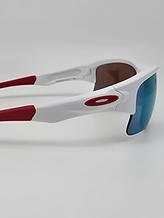 *SOLD* Oakley OO9200-03 Quarter Jacket White Polarized Prizm Deep Sunglasses - Picture 5 of 13